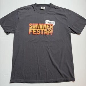 Barstool Nashville Summer‎ Fest Shirt Mens XL Gray Block Party Concert Tee